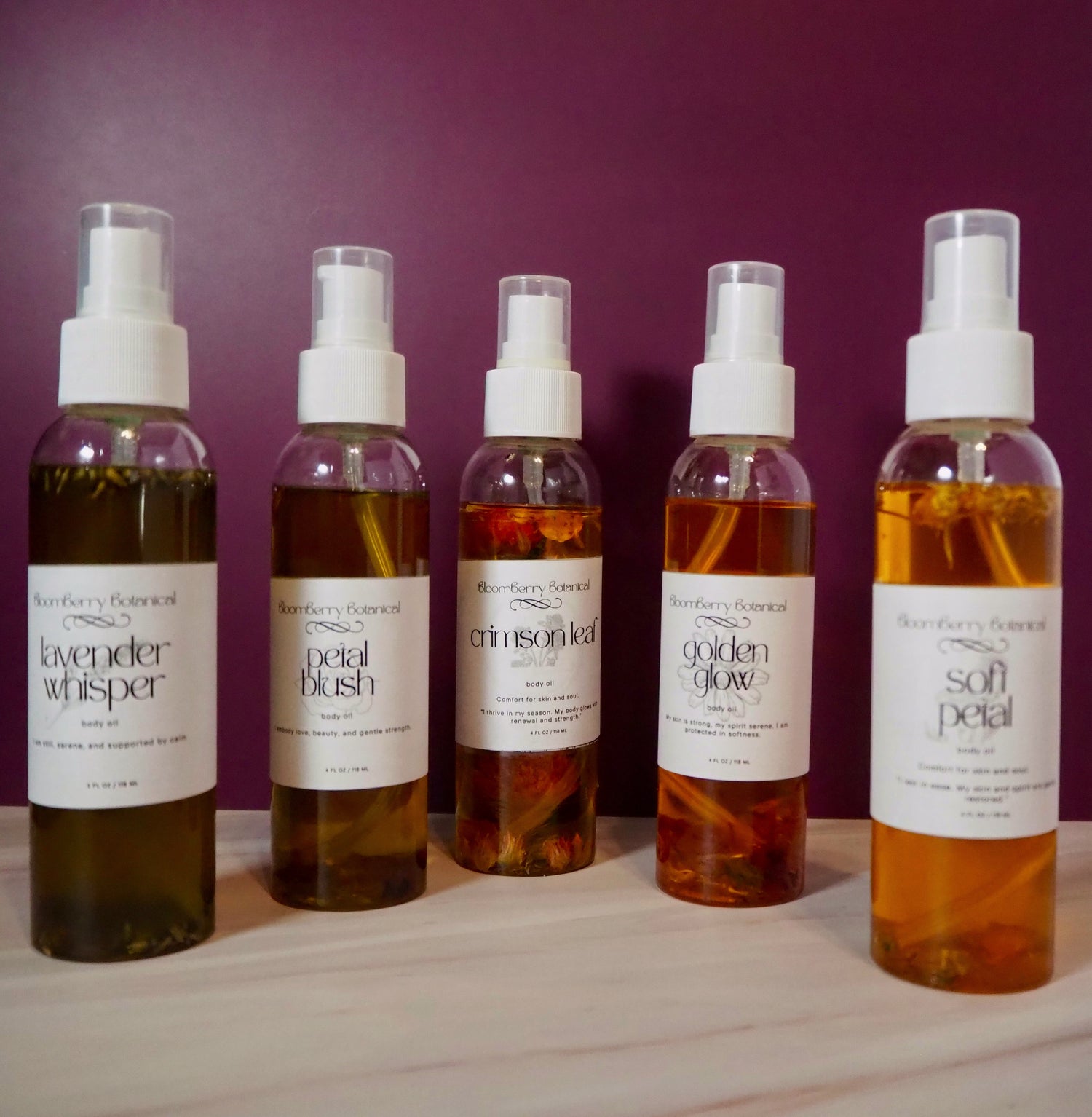 BloomBody Botanical Body Oils