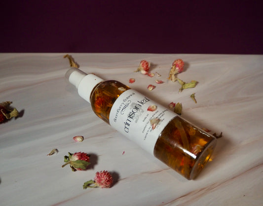 CrimsonLeaf Botanical Body Oil (Red Clover Infused)