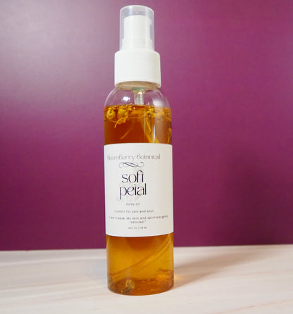 SoftPetal Botanical Body Oil (Chamomile Infused)