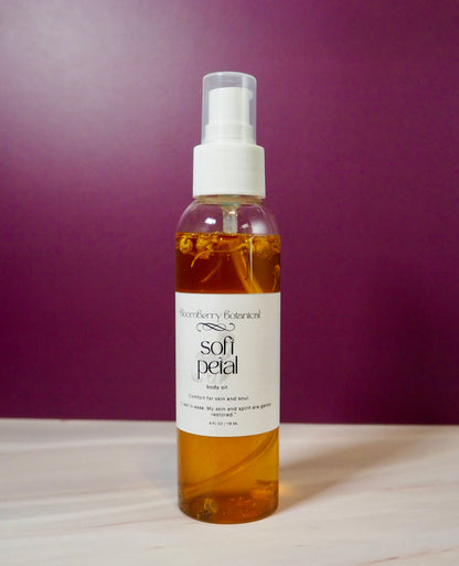 SoftPetal Botanical Body Oil (Chamomile Infused)