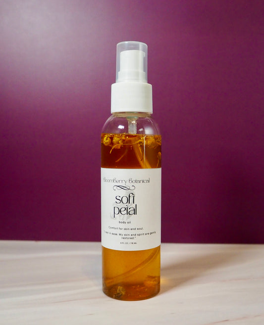 SoftPetal Botanical Body Oil (Chamomile Infused)
