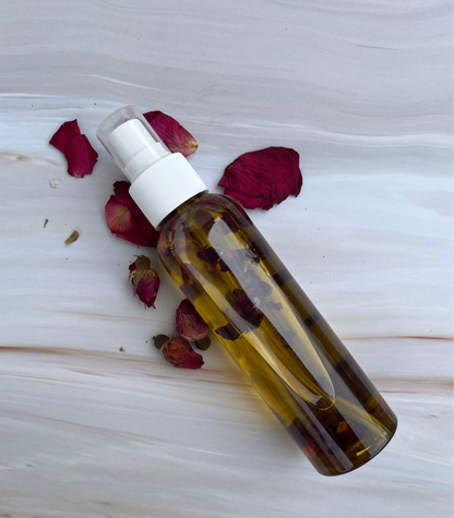PetalBlush Botanical Body Oil (Rose Infused)