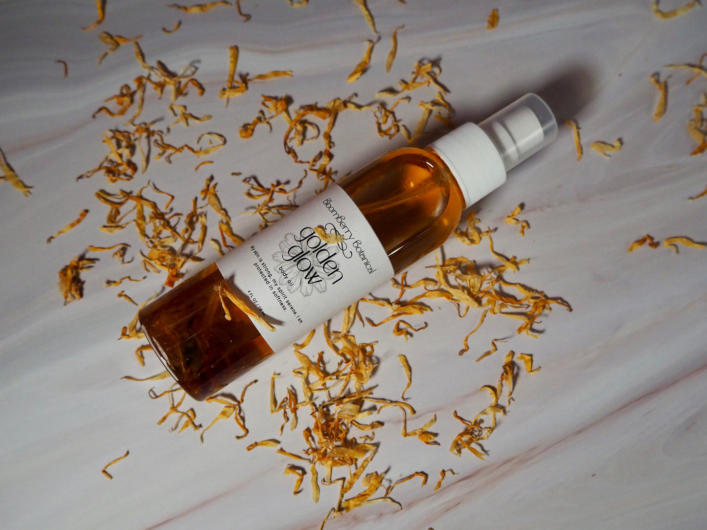 GoldenGlow ~ Calendula Infused Body Oil